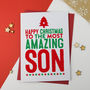 Amazing Son Christmas Card, thumbnail 1 of 1