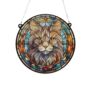 Cat Maine Coon Stained Glass Effect Suncatcher, thumbnail 2 of 6