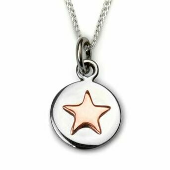 Lucky Star Good Luck Necklace In Rose Gold Or Silver, 2 of 5