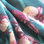 Personalised Orchids Gold Print Scarf, thumbnail 8 of 12