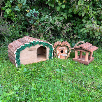 Happy Hedgehog House And Bird Box Gift Set, 3 of 8