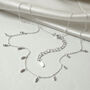 Sterling Silver Hanging Lanterns Necklace, thumbnail 1 of 5