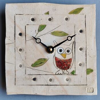 Owl Small Wall Clock, 3 of 6