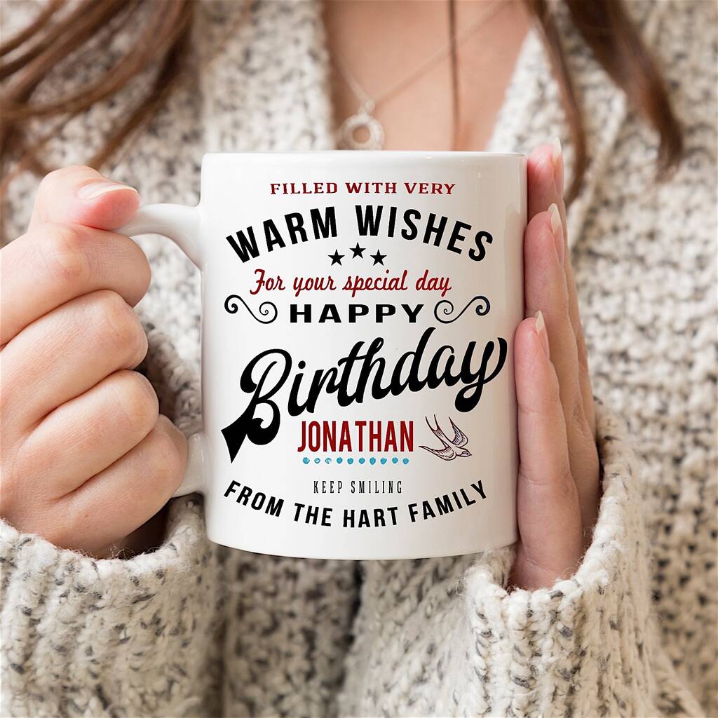 Personalised Birthday Mug By lovehart | notonthehighstreet.com