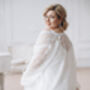 Ivory Macrame Lace Bridal Kimono Cape, thumbnail 12 of 12