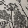 Linen Lampshade, Hand Printed, Botanical Print, thumbnail 8 of 8