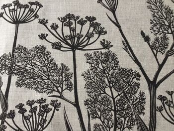 Linen Lampshade, Hand Printed, Botanical Print, 8 of 8