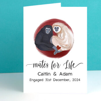 Mates For Life Engagement Card, 2 of 6