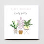 Happy Birthday Personalised Plant Pot Greeting Card, thumbnail 1 of 2