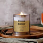 Cocoa Butter Crackle Wick Candle, Summer Inspired Fragrance, thumbnail 2 of 7