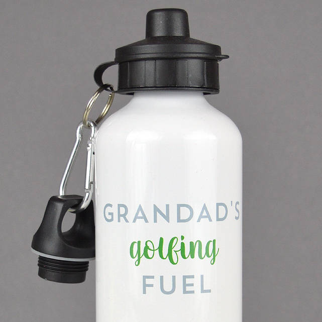 Personalised Golfer's Water Bottle By Pink And Turquoise