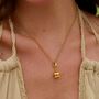 18ct Gold Lily Of The Valley Flower Charm Necklace, thumbnail 1 of 6