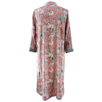 'Sky' Paisley Floral Short Dress, 9 of 9