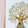 New Home Gift With Whimsical Watercolour Tree, thumbnail 3 of 5