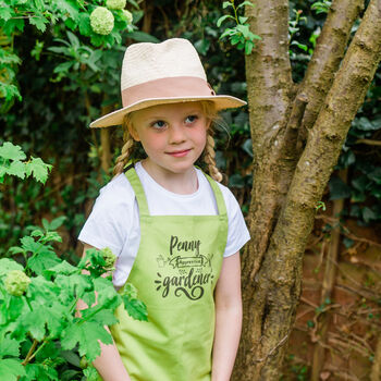 Personalised Gardening Kids Apron, 2 of 12