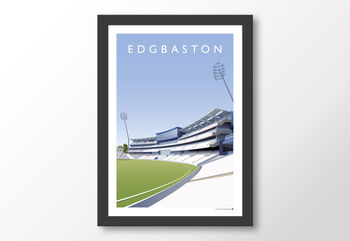 Edgbaston Cricket Poster, 8 of 8