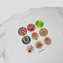 Middlesbrough Football Beer Mats Oversized T Shirt, thumbnail 3 of 11