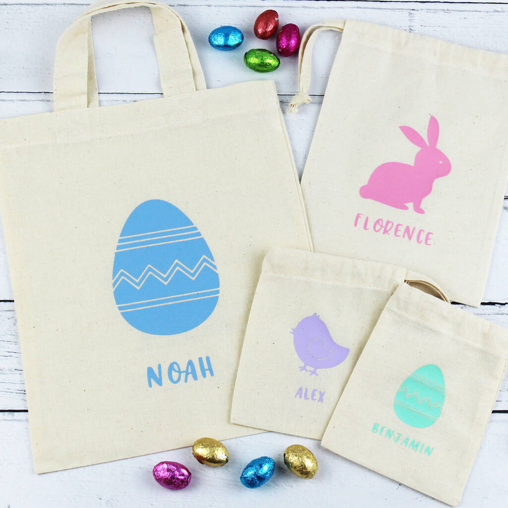 Personalised Easter Gift Bags By Farmhouse & Co | notonthehighstreet.com