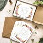 Wildflower Flat Evening Wedding Invitations, thumbnail 1 of 7