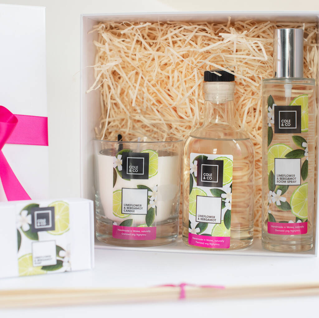 Limeflower And Bergamot Luxury Gift Set, 1 of 3