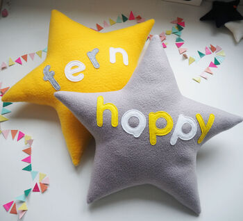 Happy Star Cushion, 4 of 4