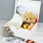 Personalised White Wooden New Baby Keepsakes Box, thumbnail 3 of 4