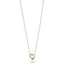Fine Diamond Solid Gold Classic Heart Necklace, thumbnail 2 of 2