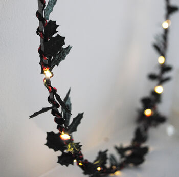 Personalised Christmas Fairy Light Decorative Wreath, 7 of 10