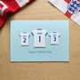 Personalised World Cup England Team Shirts Card, thumbnail 5 of 5