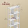 Five Tier Bookshelf Large Storage Shelf Bookcase, thumbnail 12 of 12