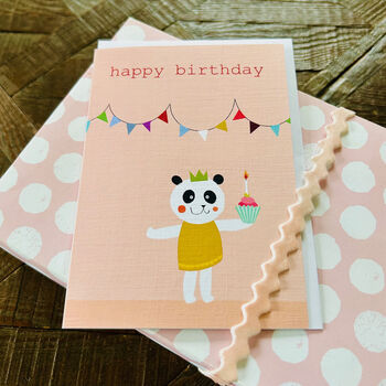 Panda Happy Birthday Card, 5 of 5