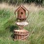 Meadow Vale Personalised Bird House And Garden Planter, thumbnail 1 of 6