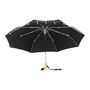 Black Grid Eco Friendly Umbrella, thumbnail 4 of 4