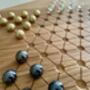 Handmade Wooden Chinese Checkers Board Game, thumbnail 5 of 6