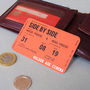 Personalised Cinema Ticket Wallet Keepsake, thumbnail 2 of 4