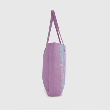 Rania Purple Tote Bag, 3 of 7
