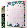 2025 Botanical Design Wall Planner, Portrait Calendar, thumbnail 4 of 5