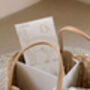 Scallop Edge Nappy Caddy Basket, thumbnail 6 of 7
