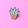 Aloe You Vera Much Enamel Pin Badge, thumbnail 2 of 4