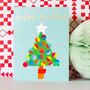 Christmas Tree Mini Greetings Card, thumbnail 1 of 3
