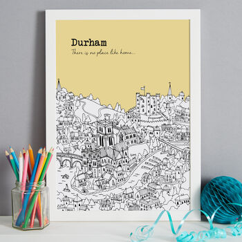 Personalised Durham Print, 5 of 9