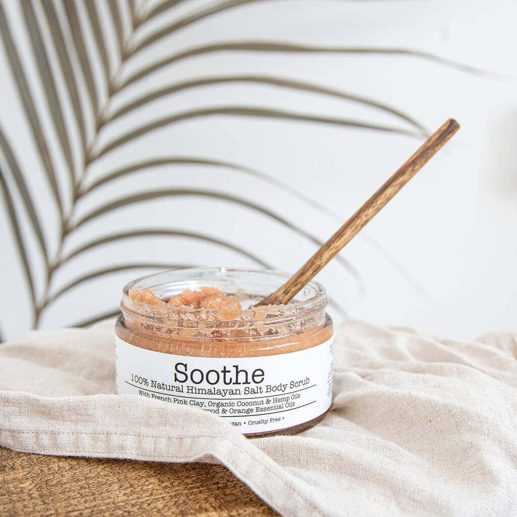 Soothe Vegan Organic Himalayan Salt Body Scrub By Corinne Taylor