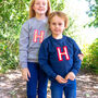 Personalised Childrens Applique Initial Jumper, thumbnail 3 of 6