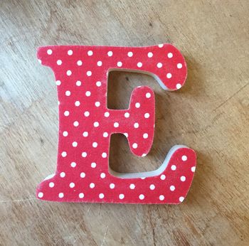 Polka Dot Wooden Letters, 3 of 10