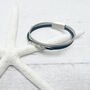 Sleek Black Stainless Steel And Leather Men's Bracelet, thumbnail 5 of 7