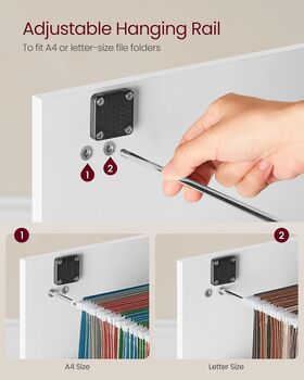 File Cabinet Printer Stand Filing Cabinet, 6 of 9
