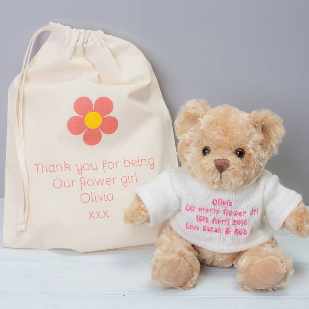 Personalised Teddy Bears And Gift Bag By British And Bespoke ...