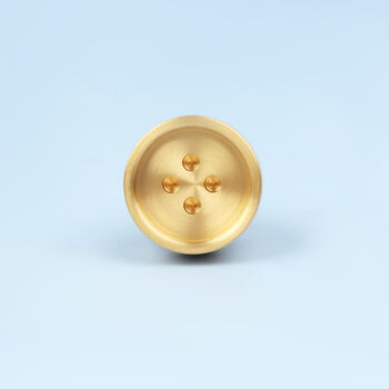 G Decor Luxury Solid Brass Button Door Knobs, 5 of 5
