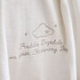 Personalised Christening Ivory Cellular Blanket, thumbnail 3 of 4