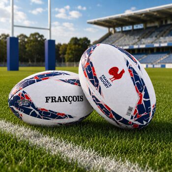 Personalised France Rugby Ball From Gilbert, 3 of 5
